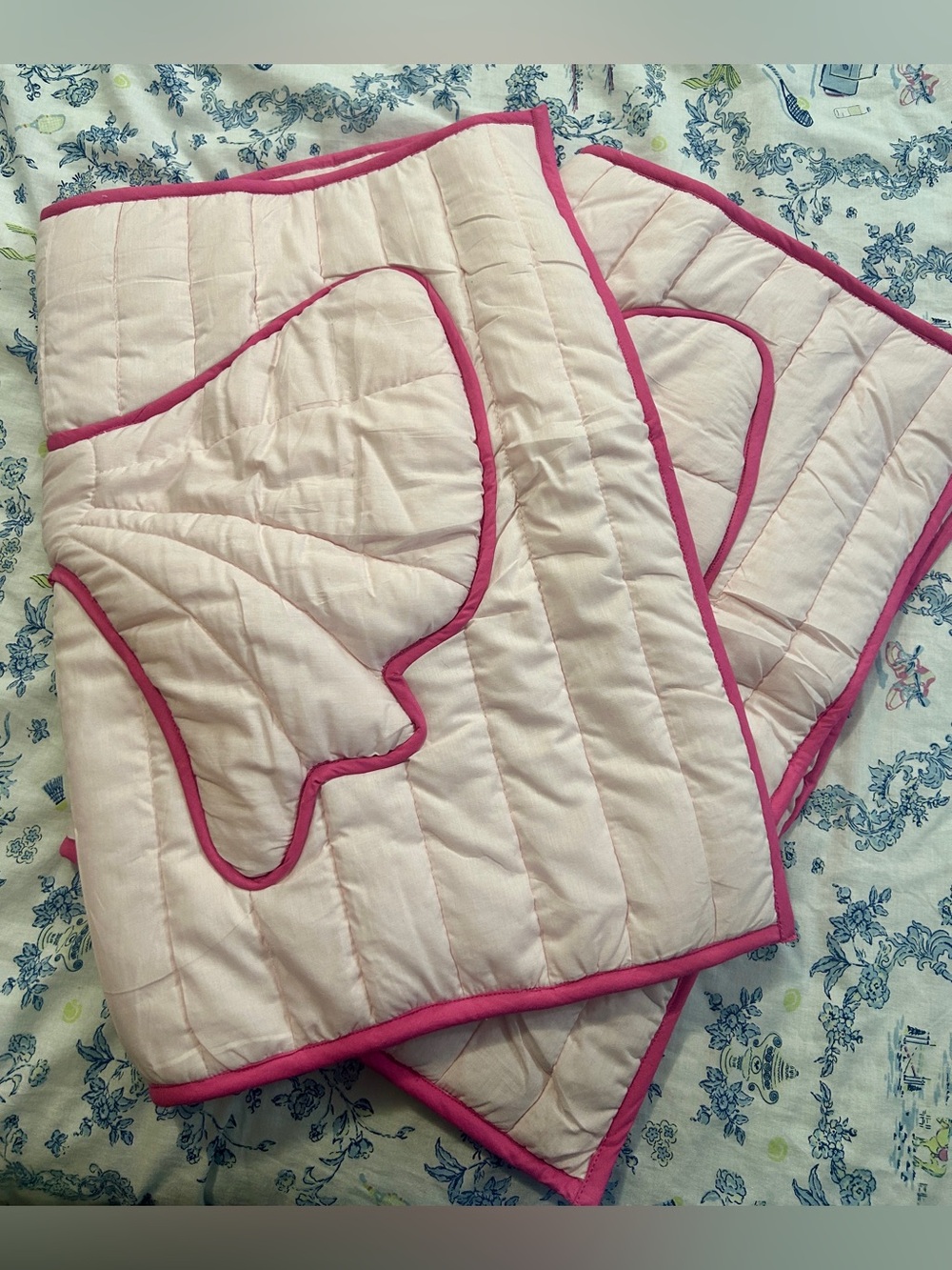 ✨New✨Set of 2 *UO Home* 🎀 Big Bow Collection 🎀 Quilted Shams in Pink